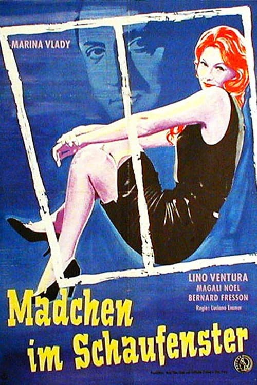 Mädchen im Schaufenster