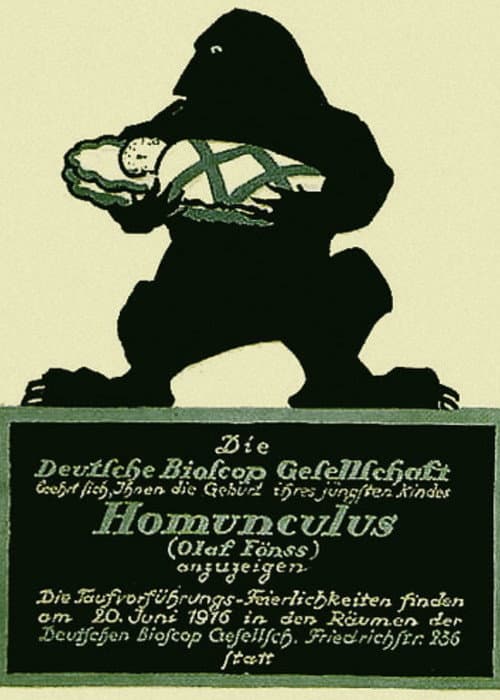 Die Liebestragödie des Homunculus
