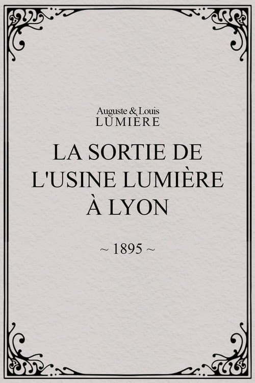 Arbeiter verlassen die Lumière-Werke
