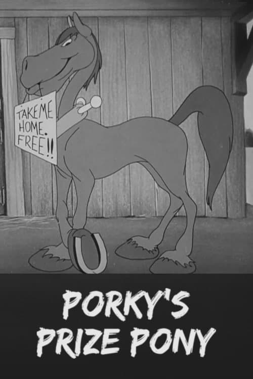 Porkys bestes Pferd im Stall
