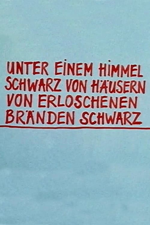 Telekritik: Unter einem Himmel schwarz von Häusern von erloschenen Bränden schwarz