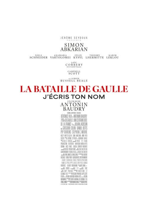 La Bataille de Gaulle: J’écris ton nom