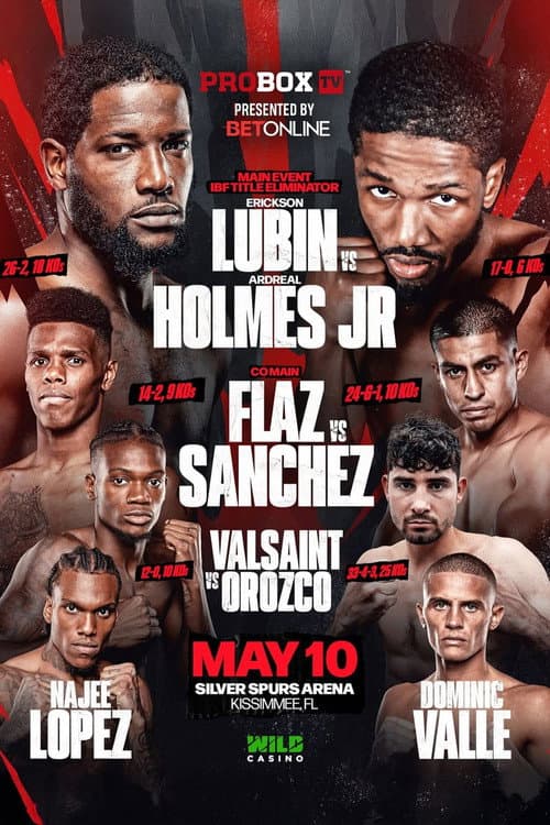 Erickson Lubin vs. Ardreal Holmes Jr