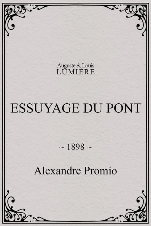 Essuyage du pont
