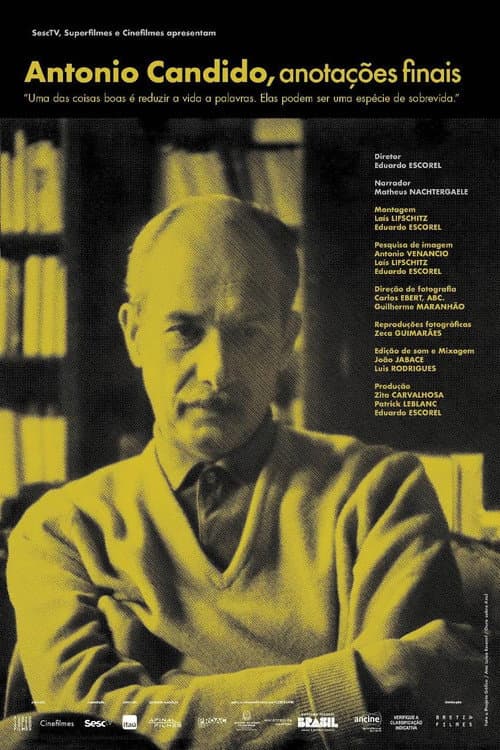 Antonio Candido, Anotações Finais